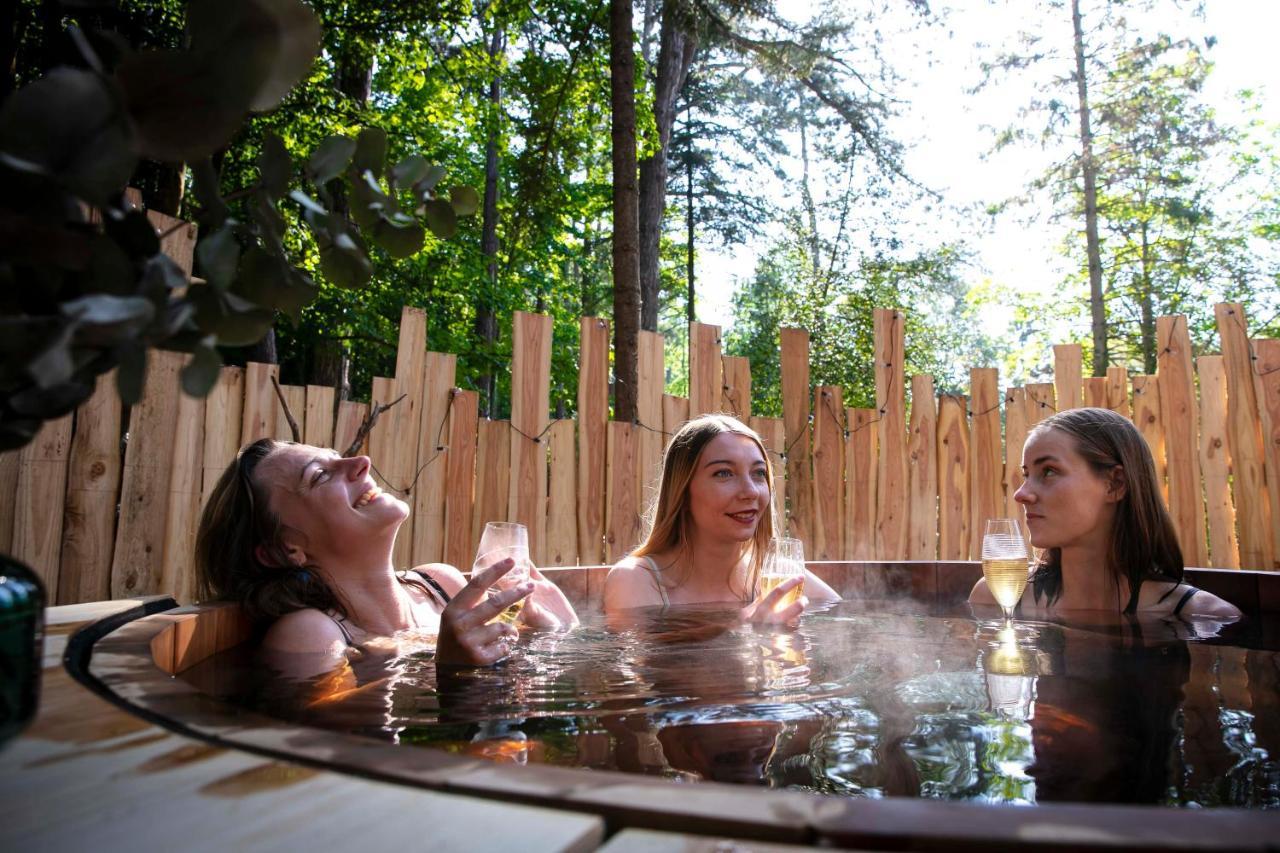Bain De Foret - Lodges Cosy & Spa Neufchatel-Hardelot Exterior photo