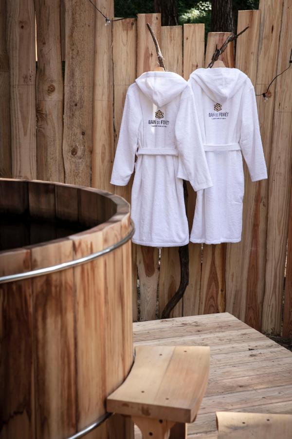 Bain De Foret - Lodges Cosy & Spa Neufchatel-Hardelot Exterior photo